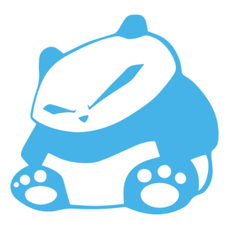 JDM Panda Decal (Baby Blue)